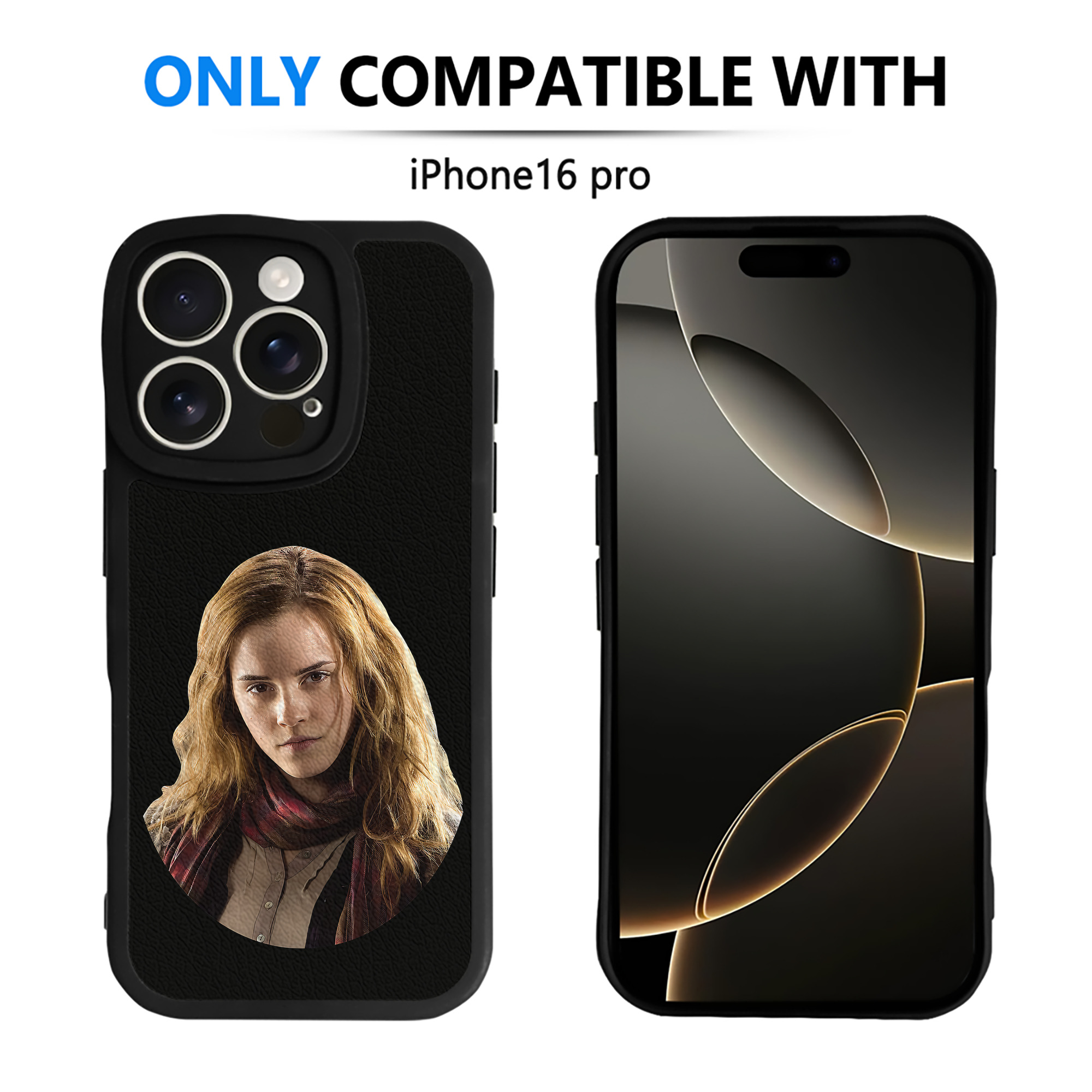 （画像用） Harry Potter ハリー・ポッターシリーズ 【iPhone 16シリーズ対応】シリコンスマホケース（レザー調） 材質：シリコン